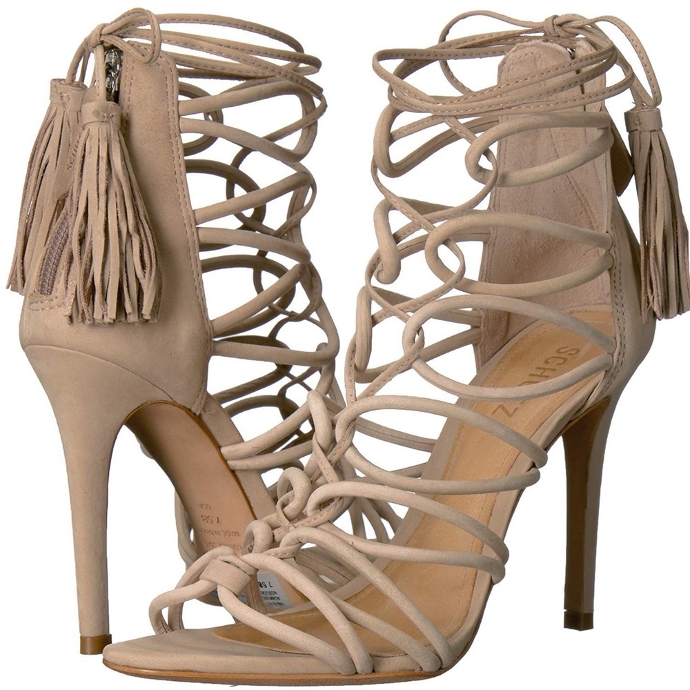 Schutz “Valquis” leather heel